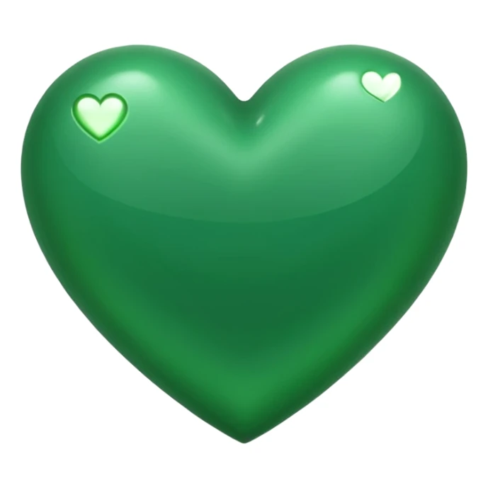 green heart sticker