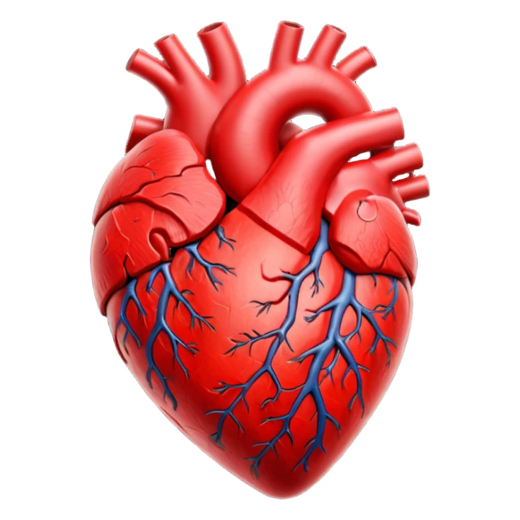 coeur humain sticker