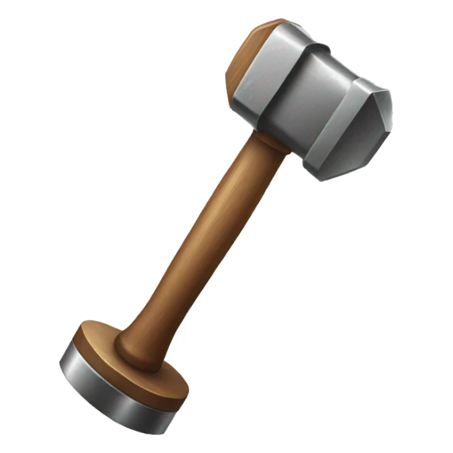 Auction hammer sticker