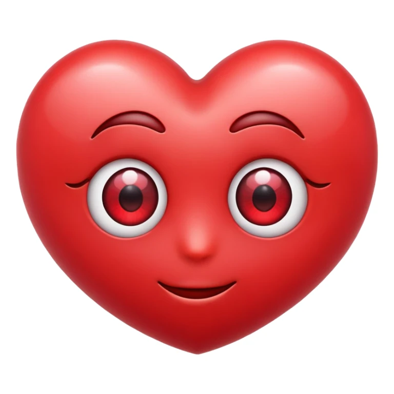 Heart with eyes sticker