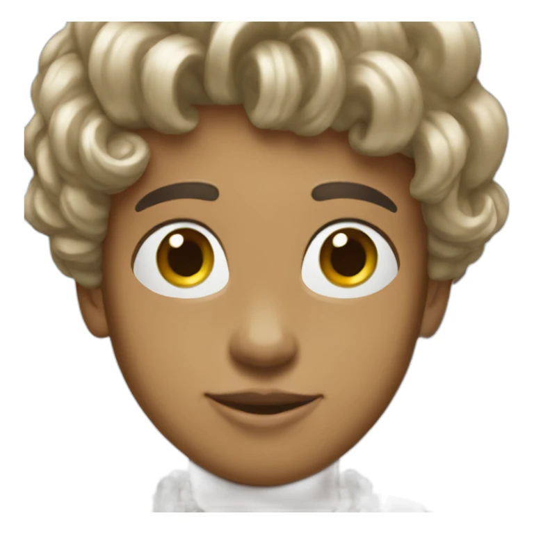 Posh-boy-with-pearl-necklace sticker