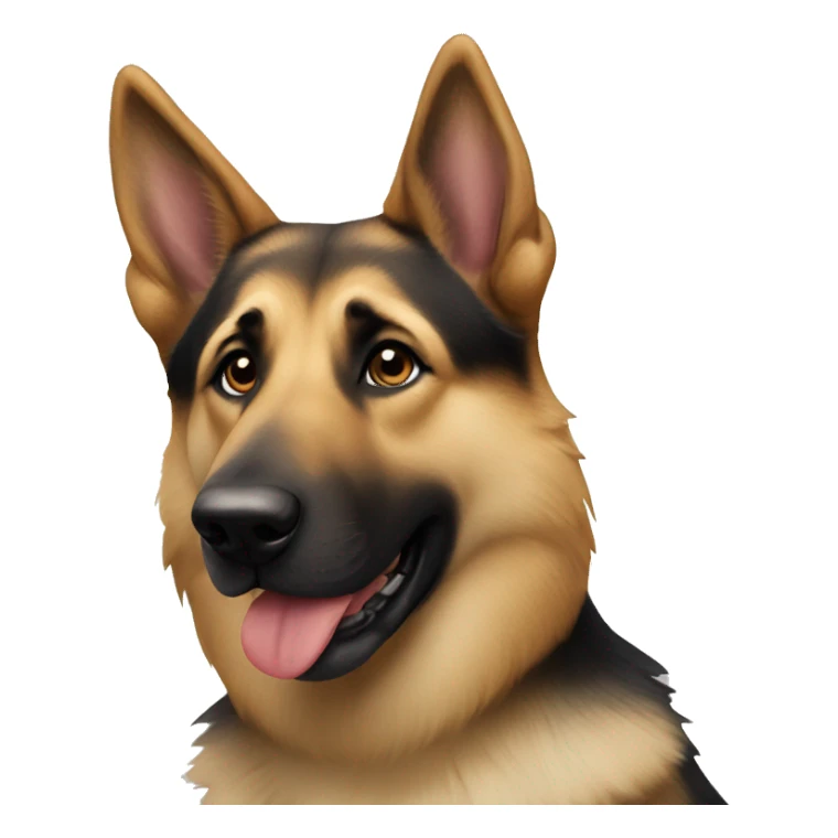 german shepherd husky mix sticker