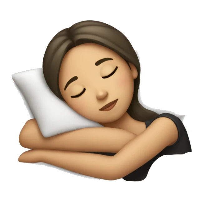 girl sleeping sticker