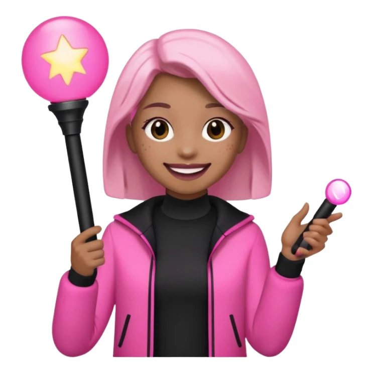 Black pink konser sticker