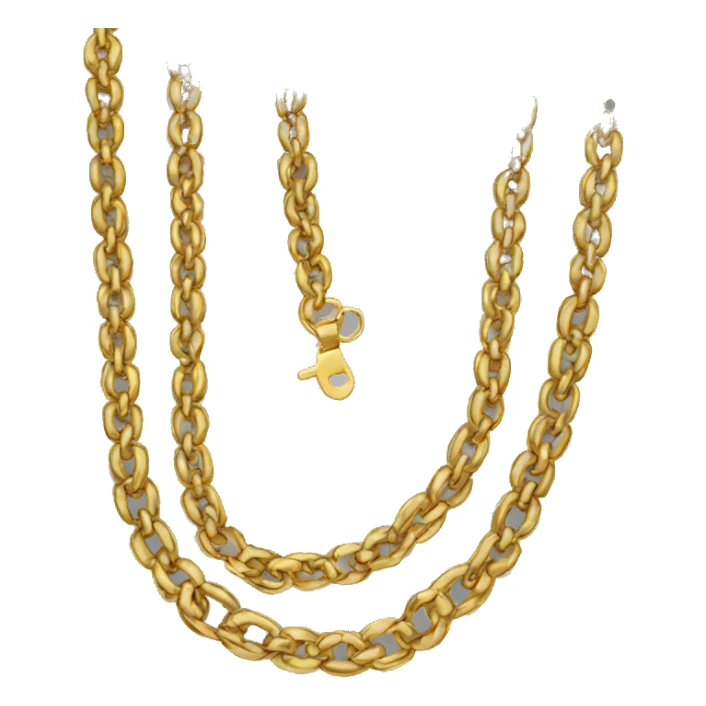 GOLD NECKLACE CHAIN  sticker