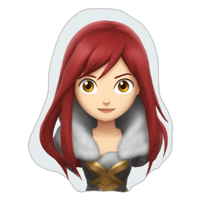 Erza scarlett sticker