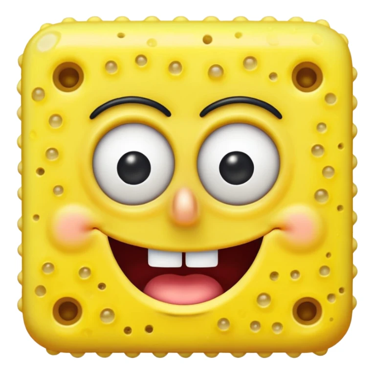 spongebob grinning menacingly  sticker