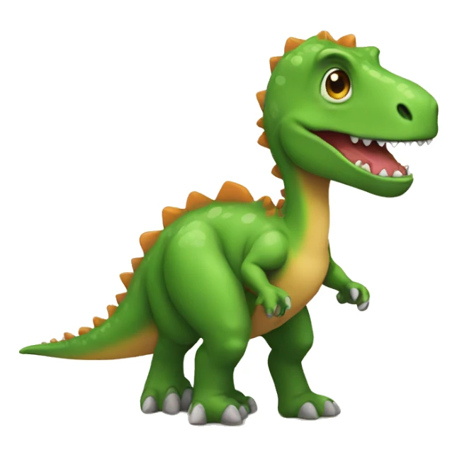 Hiking dinosaur sticker