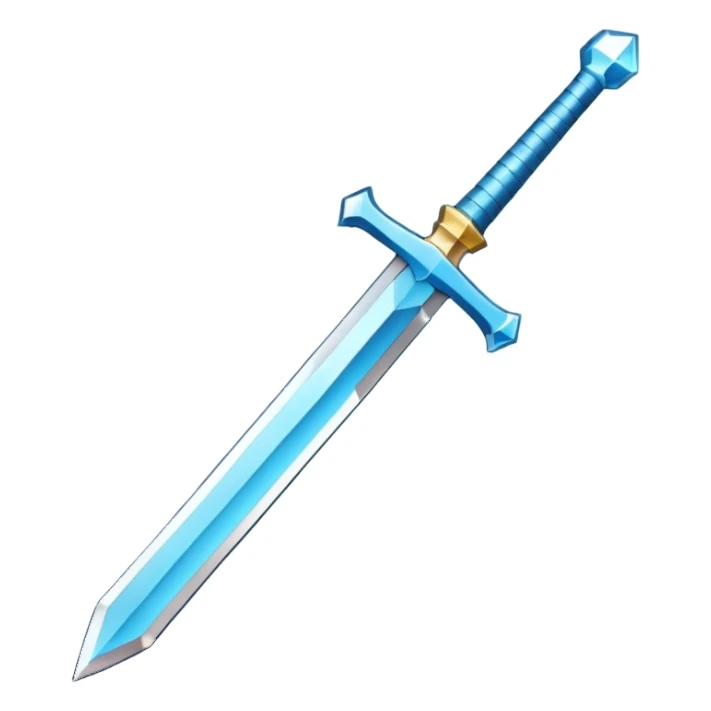 Minecraft diamond sword  sticker