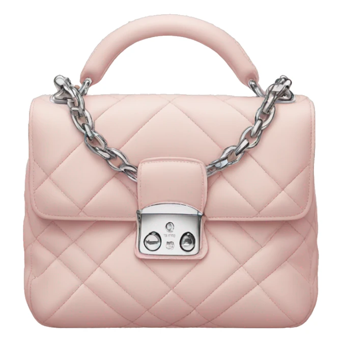 Light pink Dior bag  sticker