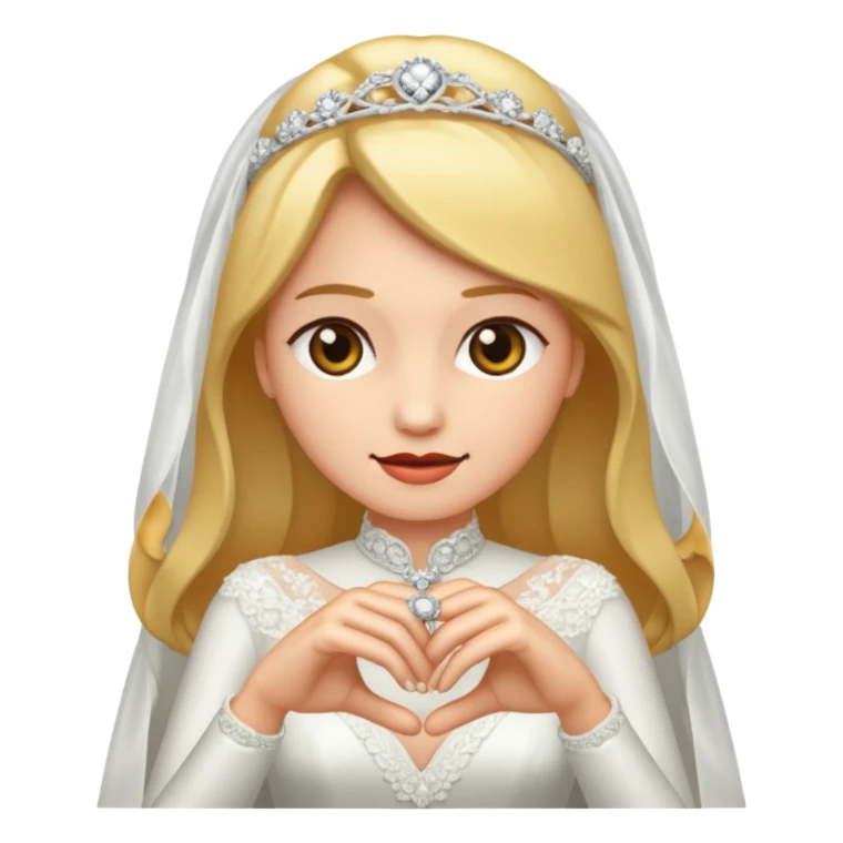 bride with wedding ring sticker
