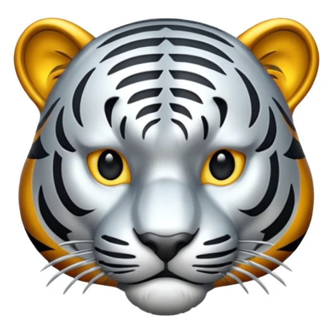 Metal Tiger sticker
