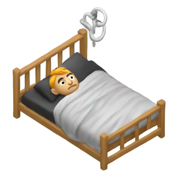 Prisoner on top bed sticker