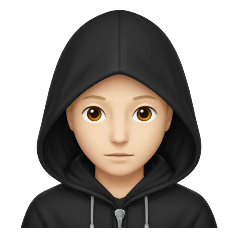 hooded people sticker