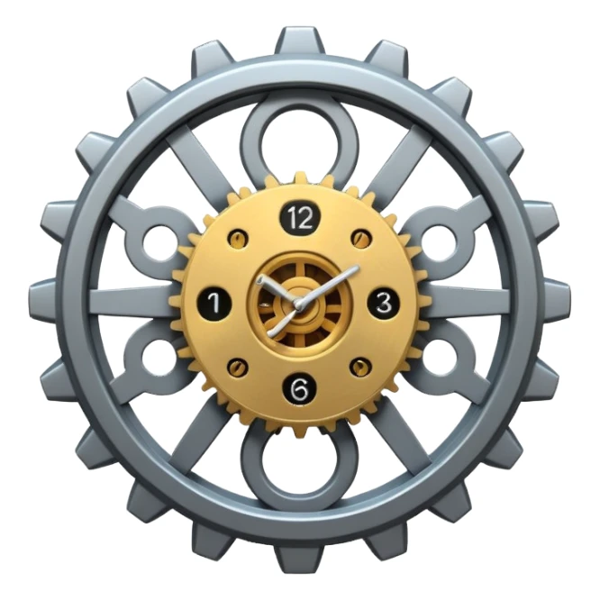Clock Gear sticker