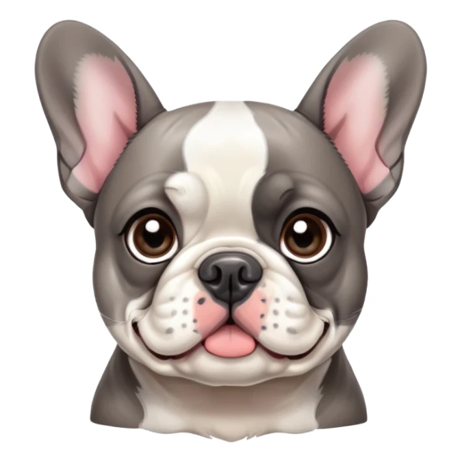 Bulldog frances merle  sticker