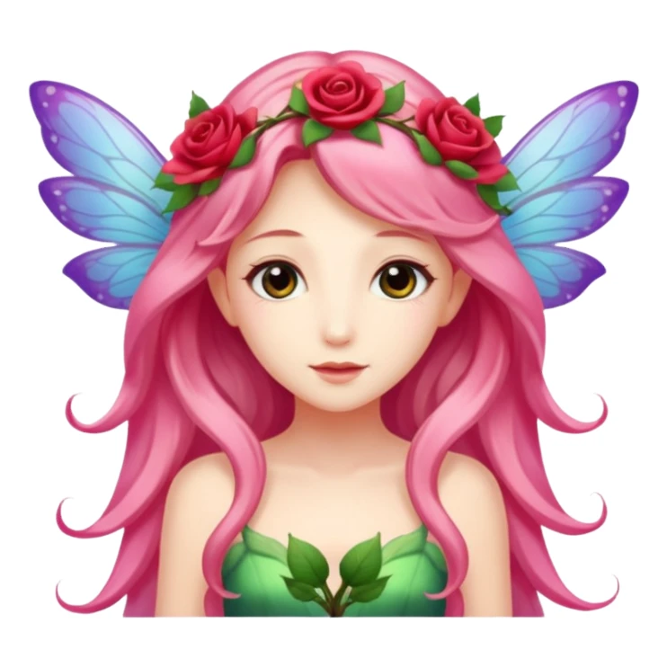 Rose wings,Flower Fairies. sticker