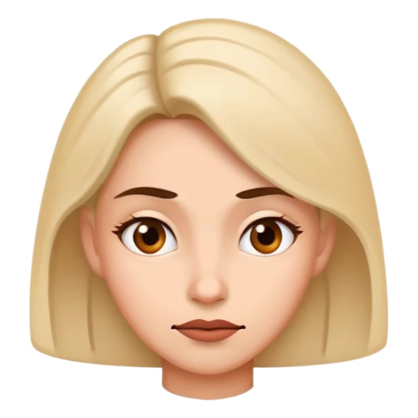 woman emoji with tricky mischievous face thinking expression sticker
