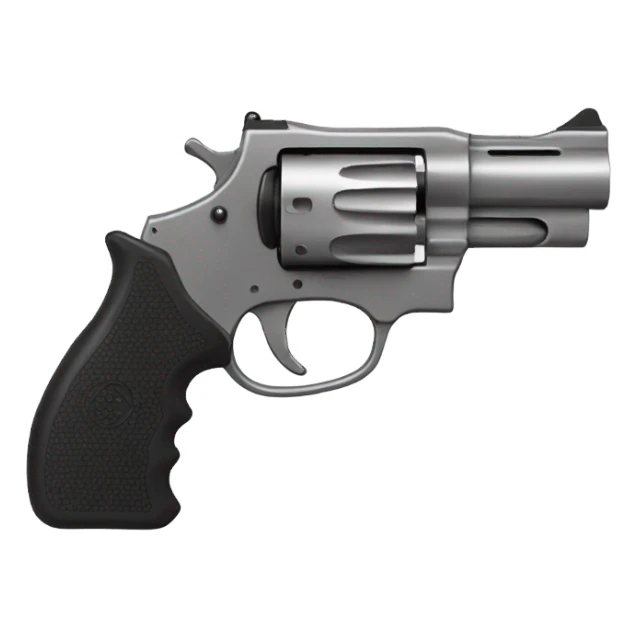 A gun  sticker
