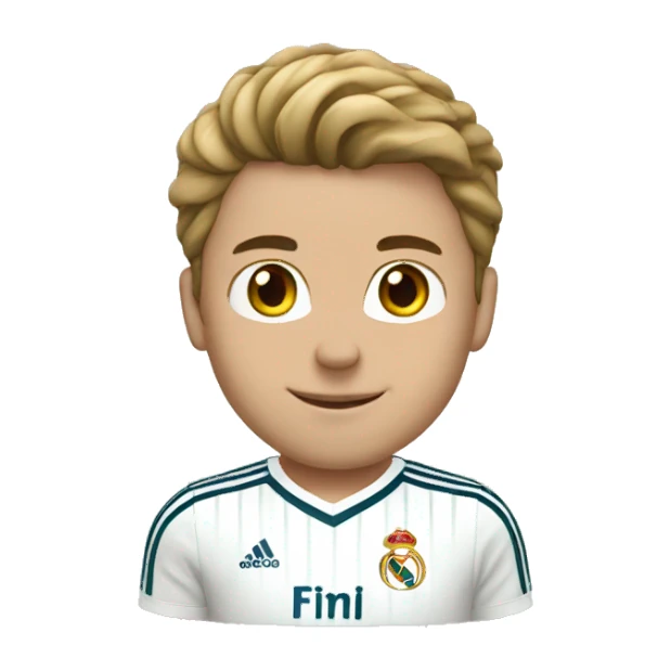WHITE HEART Real madrid sticker