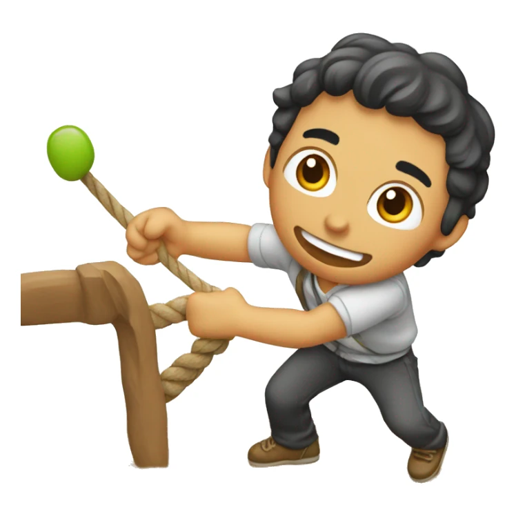 chico saltando a la cuerda sticker