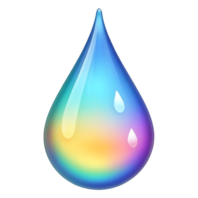 liquid glass sticker