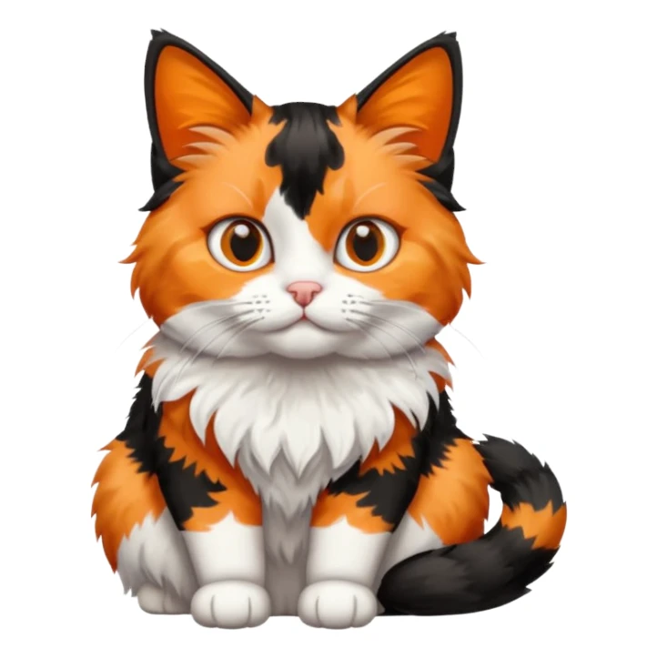 un gato carey  sticker