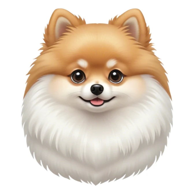 A cute Pomeranian sticker