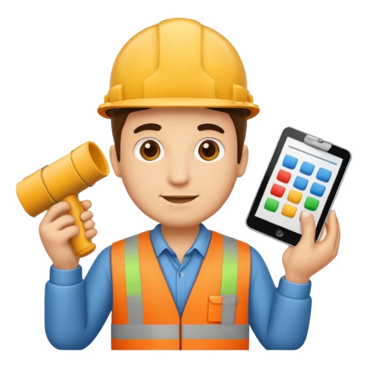 man architect sticker