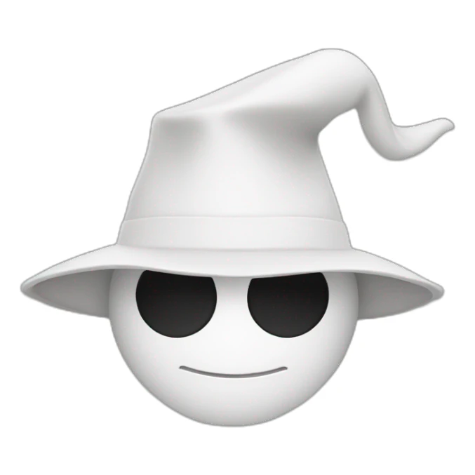 A Stickman with a white hat  sticker