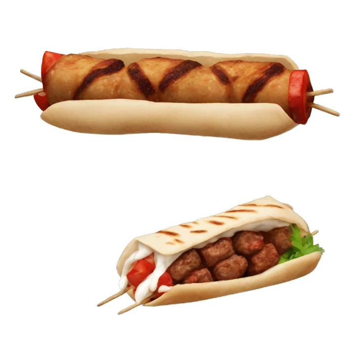 Turkish kebab sticker