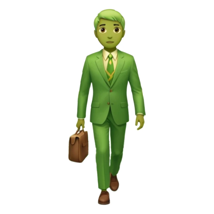 Green walking man, Crosswalk Lights. sticker