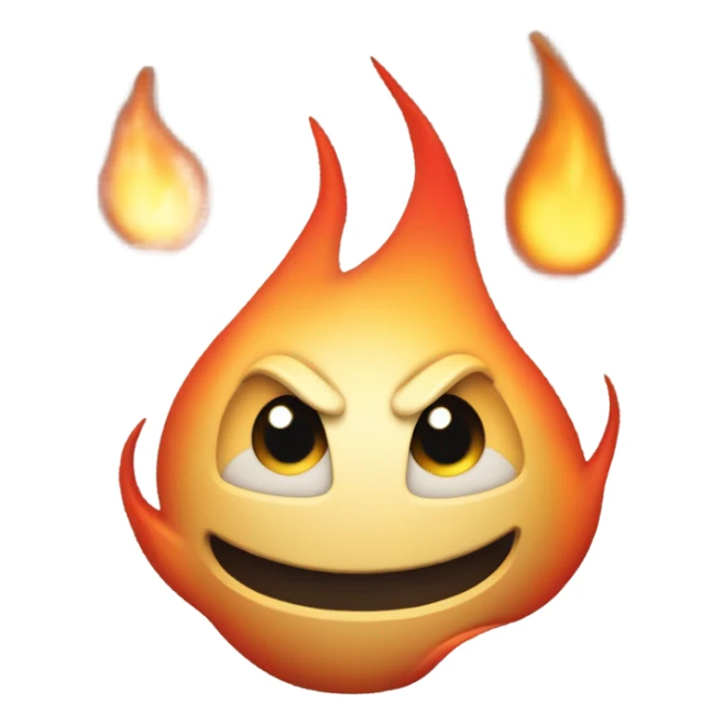 calcifer from studio ghibli sticker