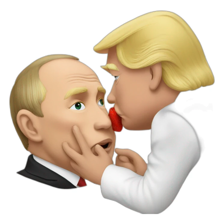 putin-kissing-trump sticker