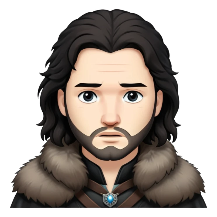 Game of Thrones jon snow sticker