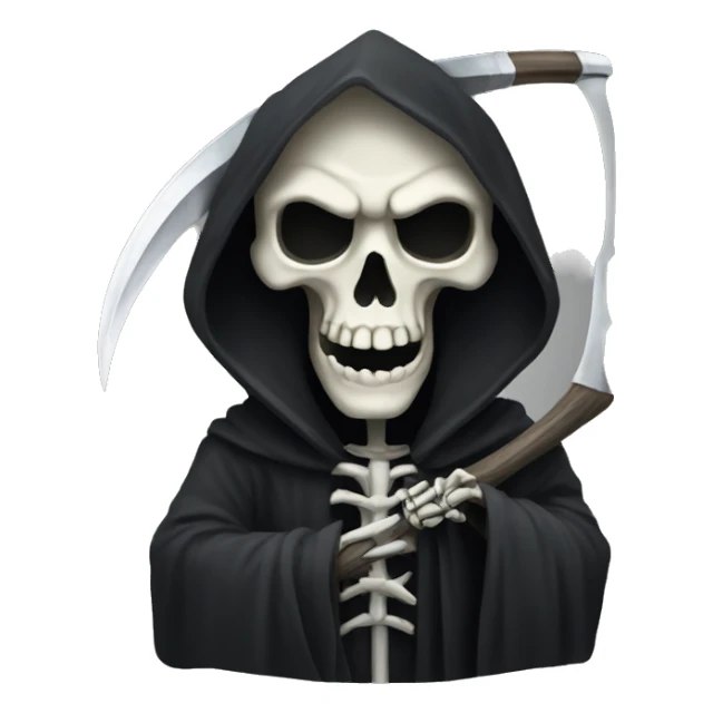 Grim reaper sticker