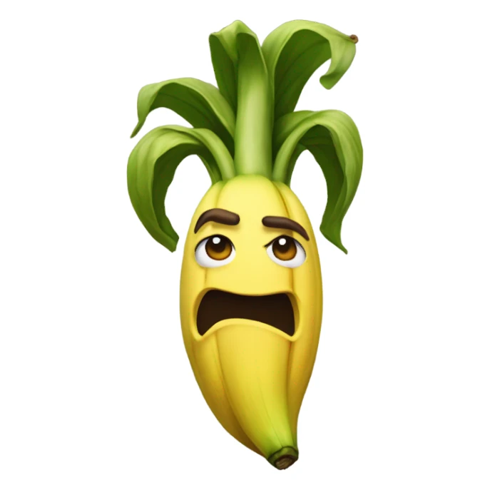 Angry plantain sticker