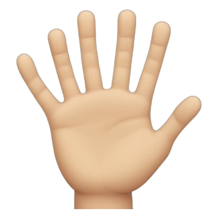6 fingers palm sticker