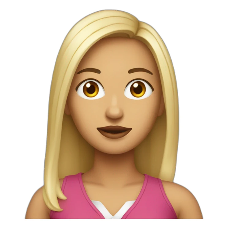 presentadora chica informante sticker