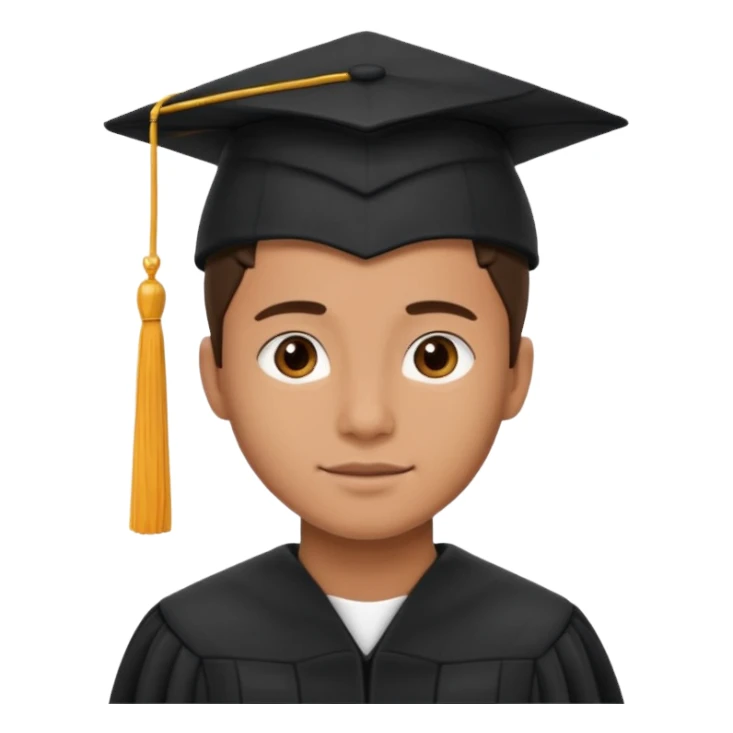 young university graduate sticker