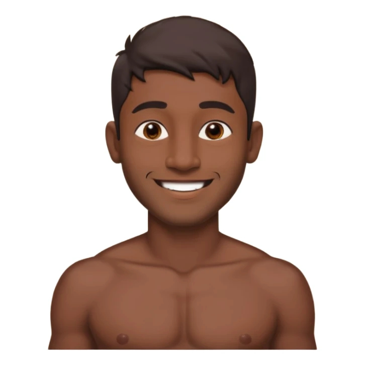 Shirtless indian guy sticker
