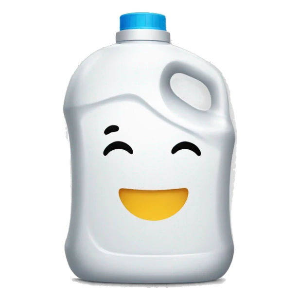 big laundry detergent jug sticker