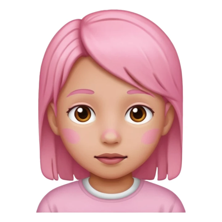 kid in pink  sticker