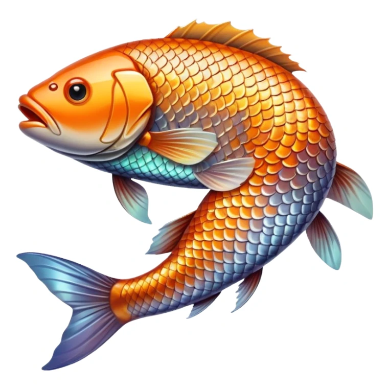 Carp fish sticker