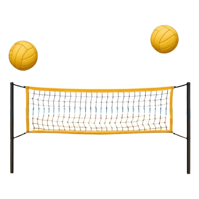 beach Volleyball court sticker
