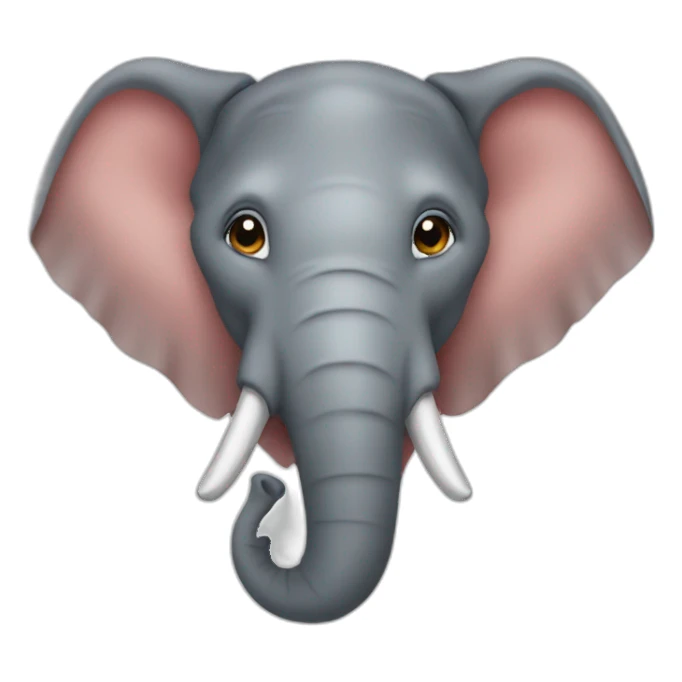 elephant head sticker