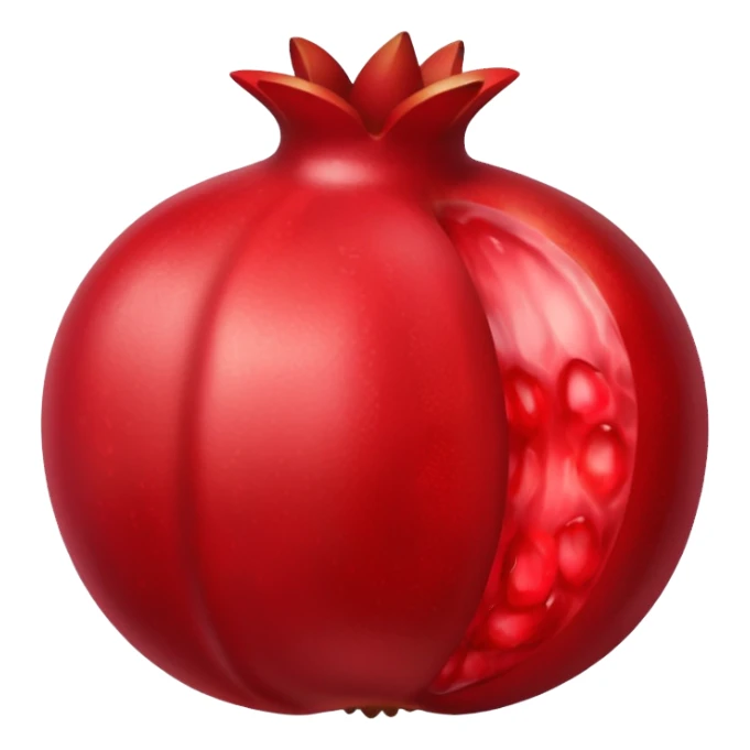 Granada abierta (fruta) sticker