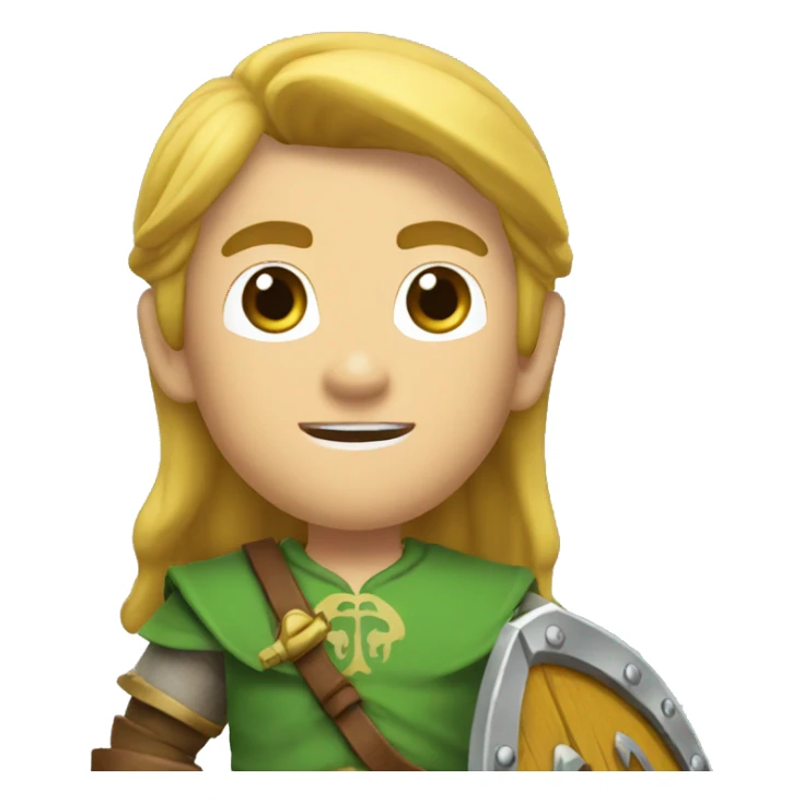 link-the-warrior-saying-hi sticker