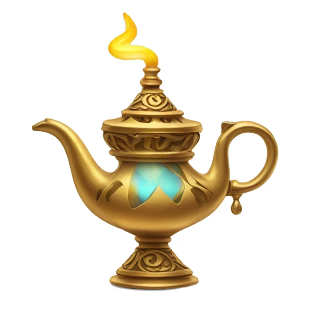 Genie lamp aladdin sticker