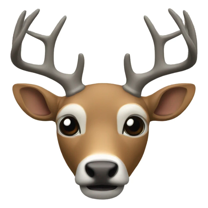 cerf corps entier sticker